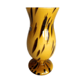 Vintage Azzurra Maestri Vetrai Italian Tortoiseshell Glass Vase