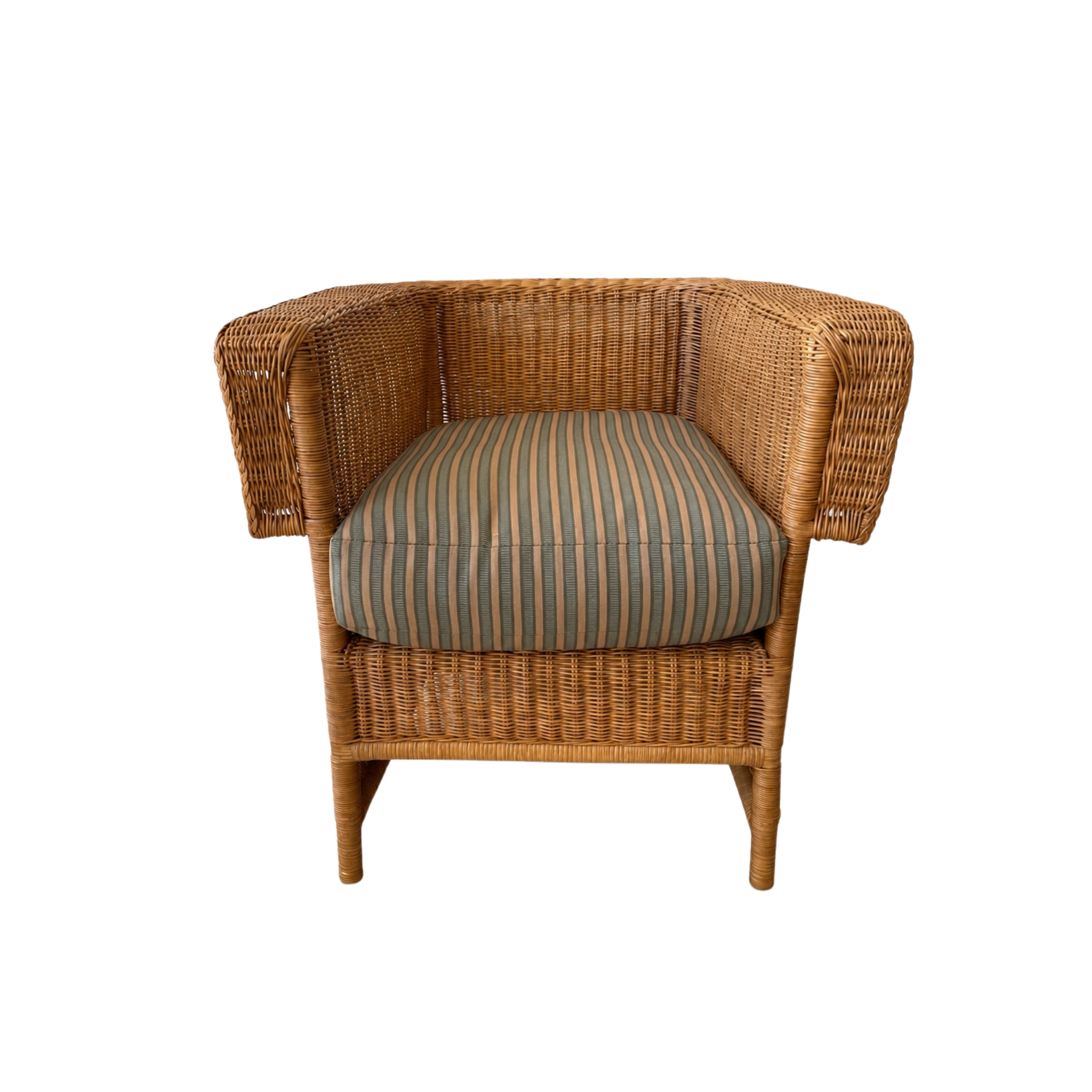 Casa Lopez Rattan Chairs, France, Offered as a Pair