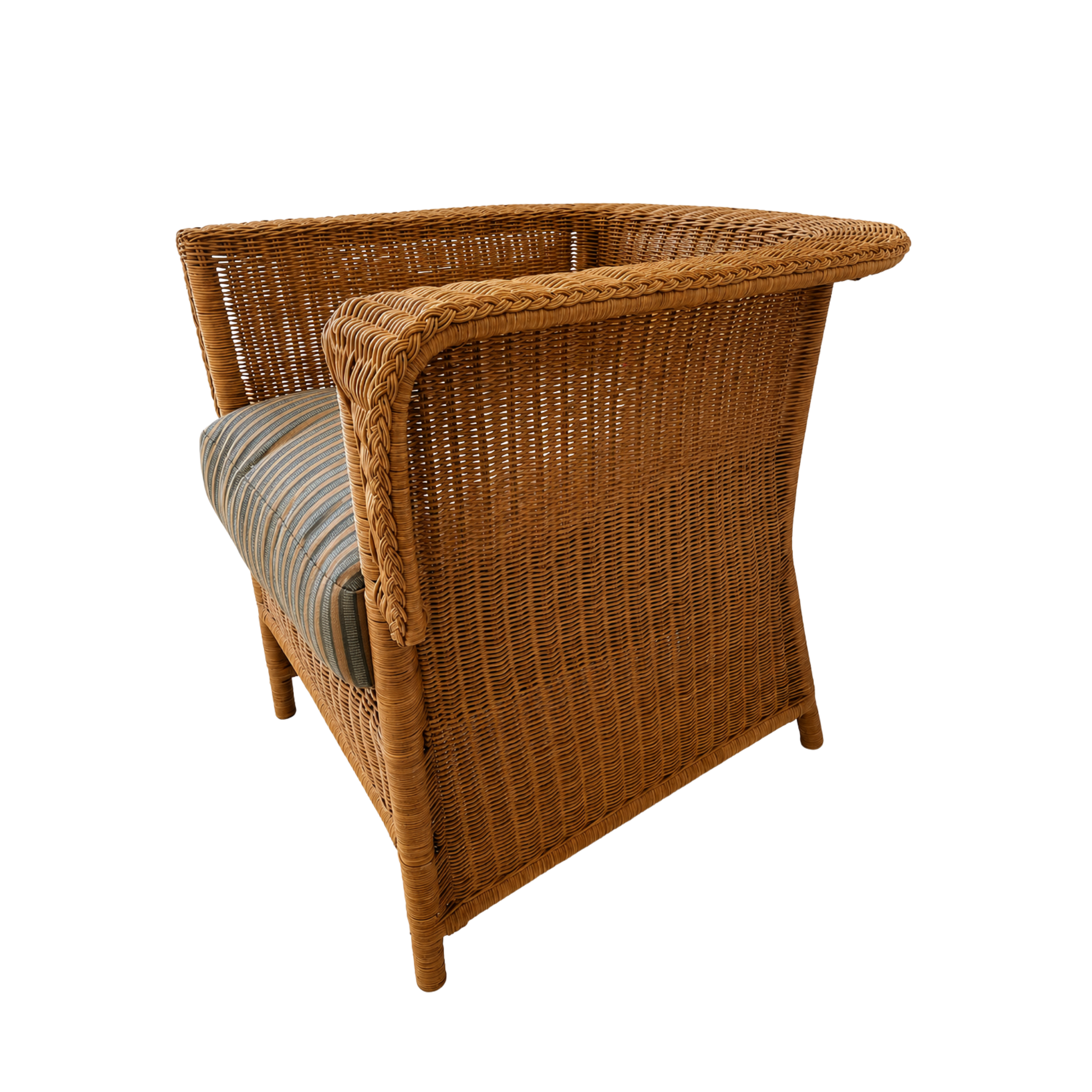 Casa Lopez Rattan Chairs, France, Offered as a Pair