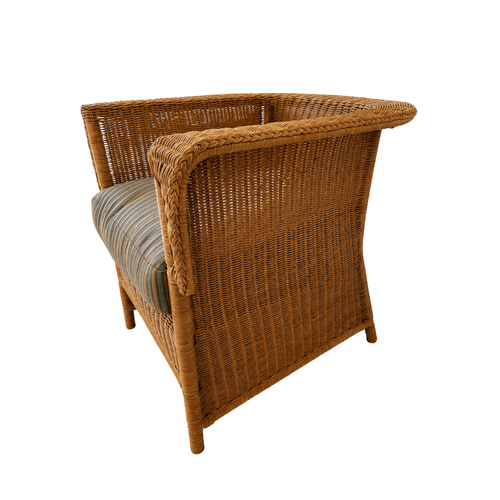 Casa Lopez Rattan Chairs, France, Offered as a Pair