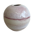 Glazed Stoneware Orb Vase