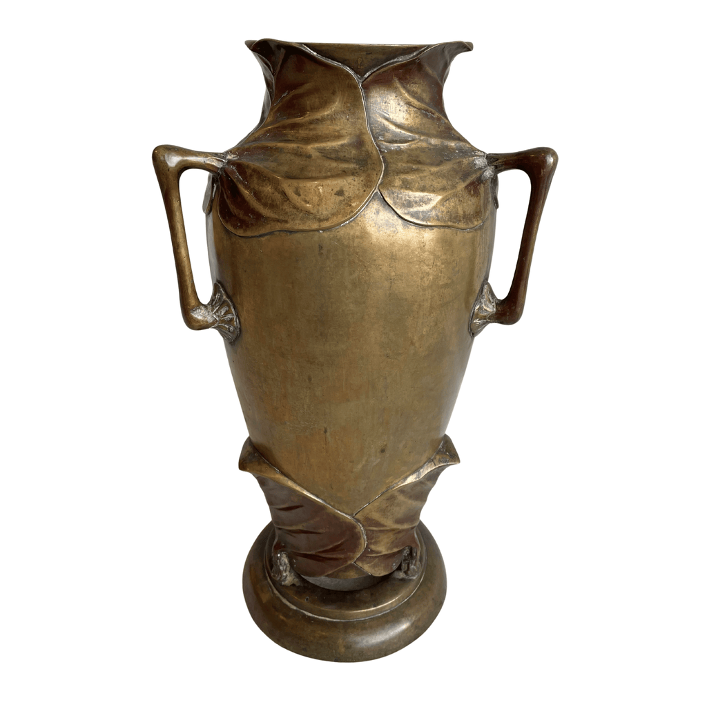 Art Nouveau Copper Amphora Vase