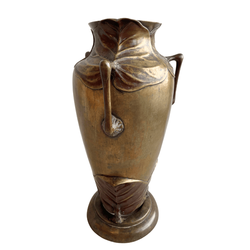 Art Nouveau Copper Amphora Vase