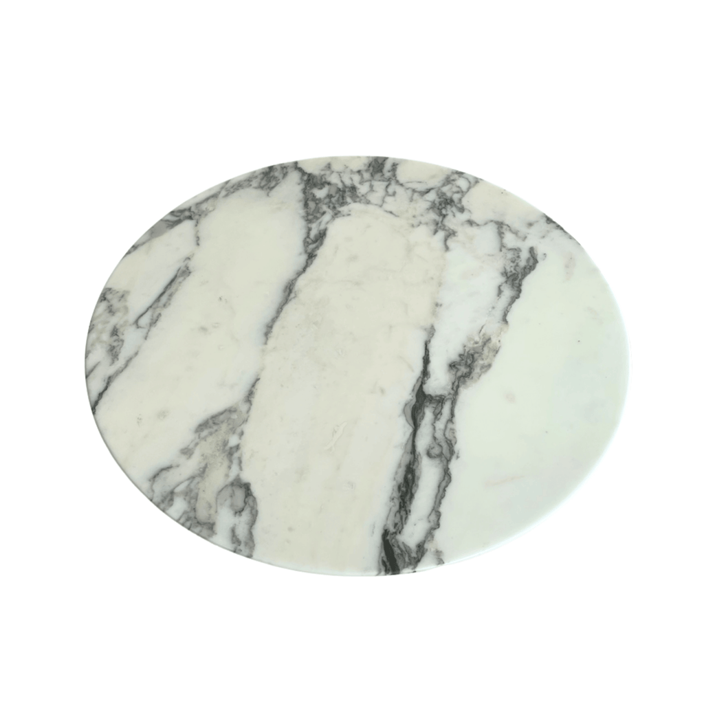 Eero Saarinen for KnollStudio Arabescato Marble Tulip Side Table