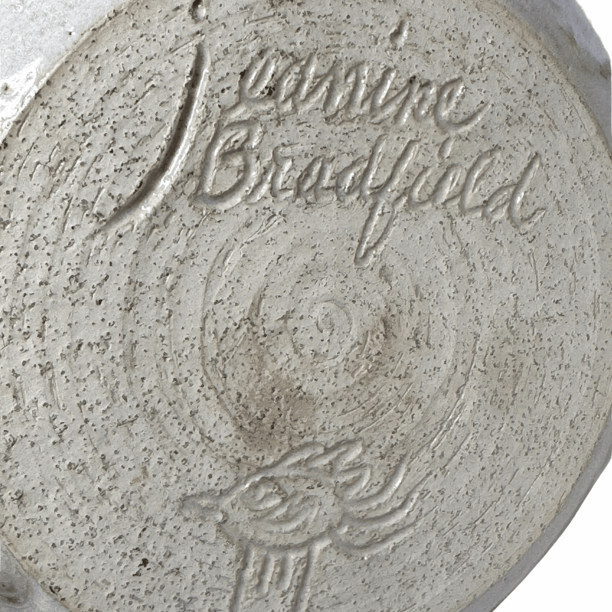 Stoneware Vase by Jeanine Bradfield Dimensions: 10" H x 6.75" W