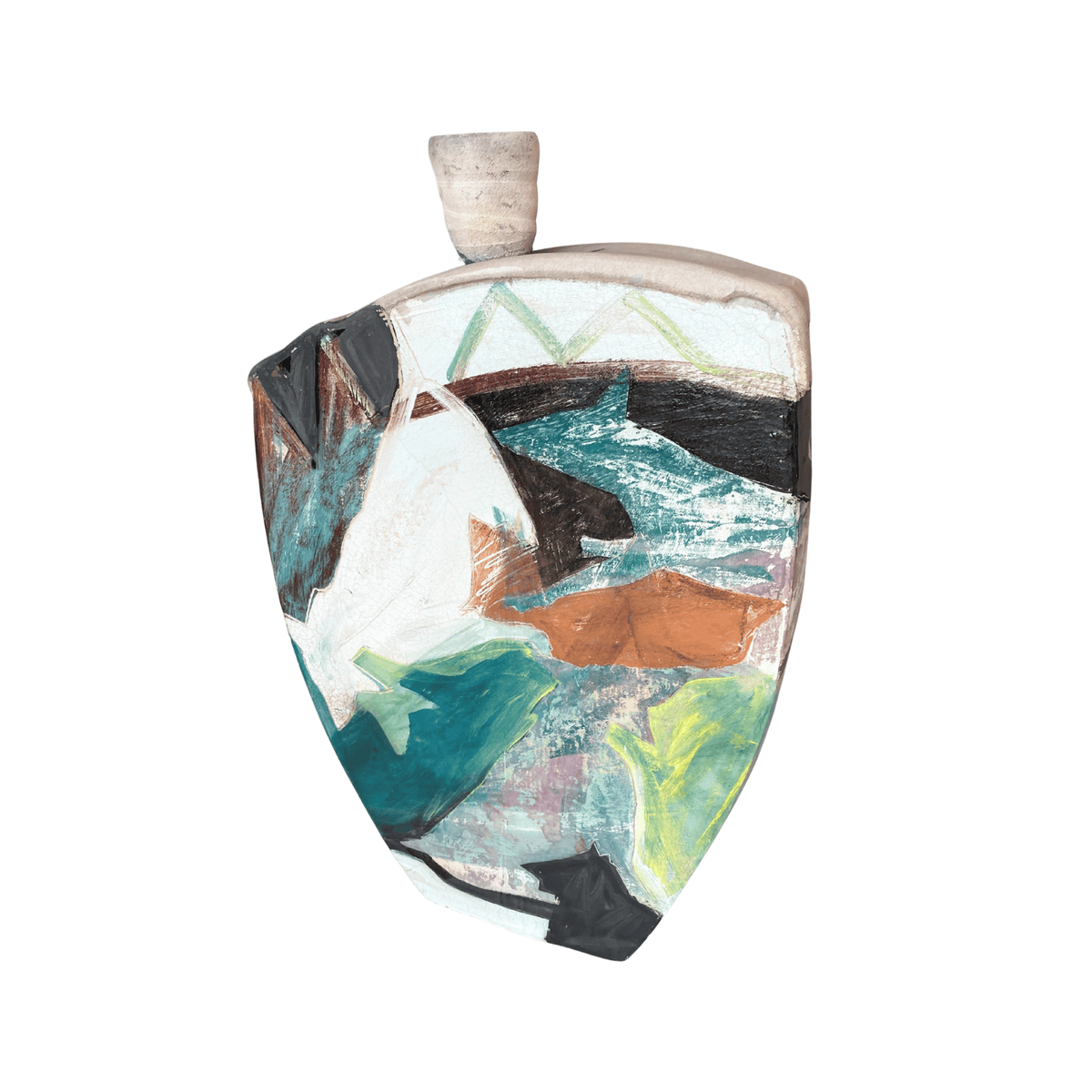 Ceramic Art Pottery Floor Vase by Gretchen Wachs