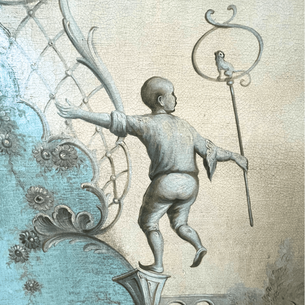 Pair of Chinoiserie Oil Paintings, Circle of Jean-Baptiste Pillement