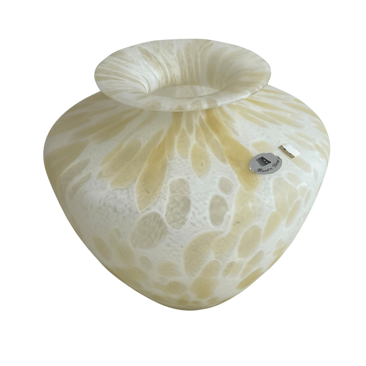 Vintage Maestri Vetrai Murano Glass Vase