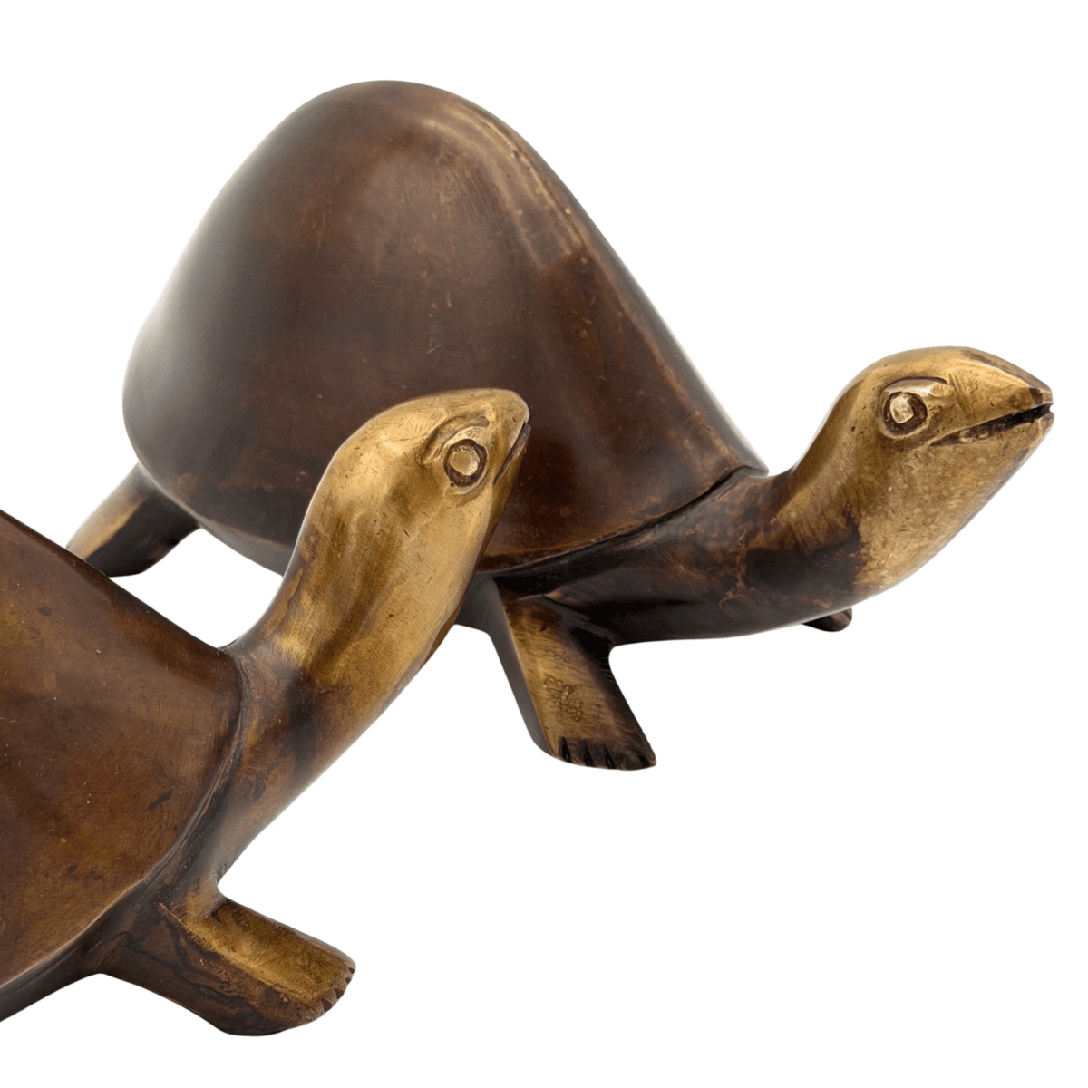 Vintage Bronze Tortoise Sculpture