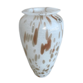 Vintage Maestri Vetrai Italian Art Glass Vase with Gold Aventurine
