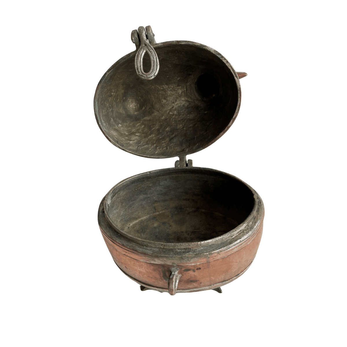 Vintage Dhokra Duck Box in Copper & Mixed Metals