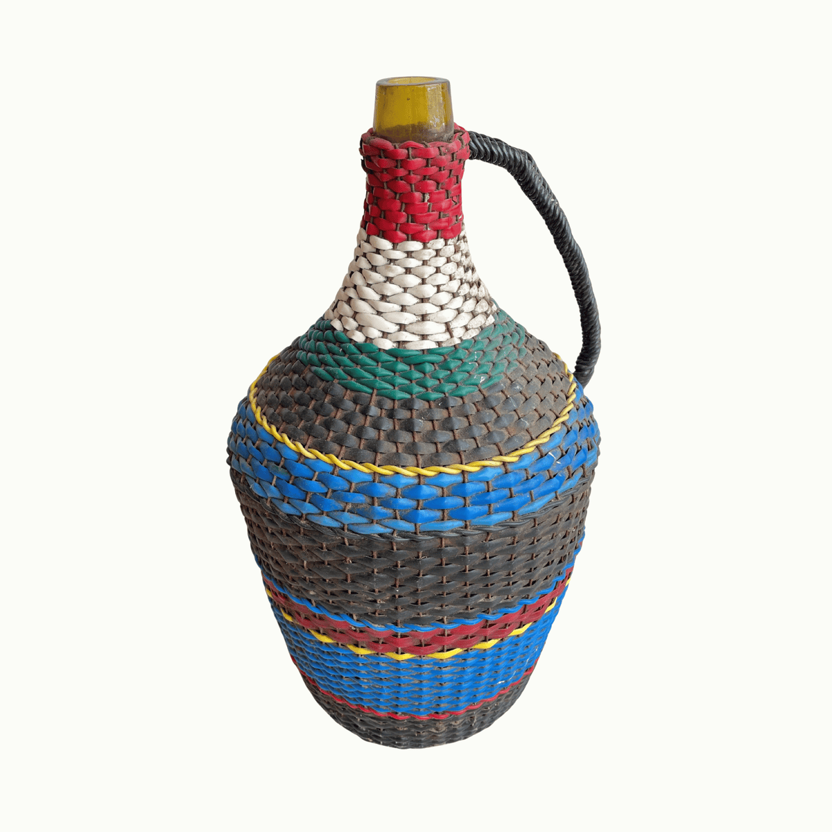 XL Multi Demijohn Bottle 16.75" H × 9.5" W × 9.5" D.