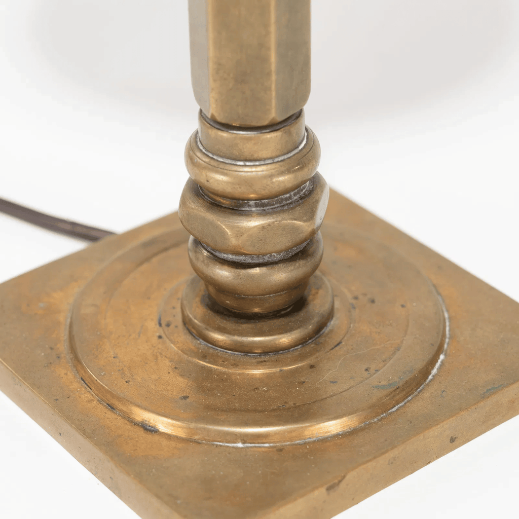 Vintage Brass Table Lamp 19" H x 6" W x 6" D