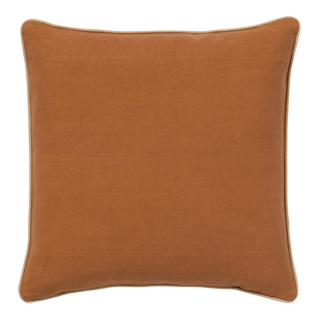 Caramel Coral Cushion, 20" x 20"
