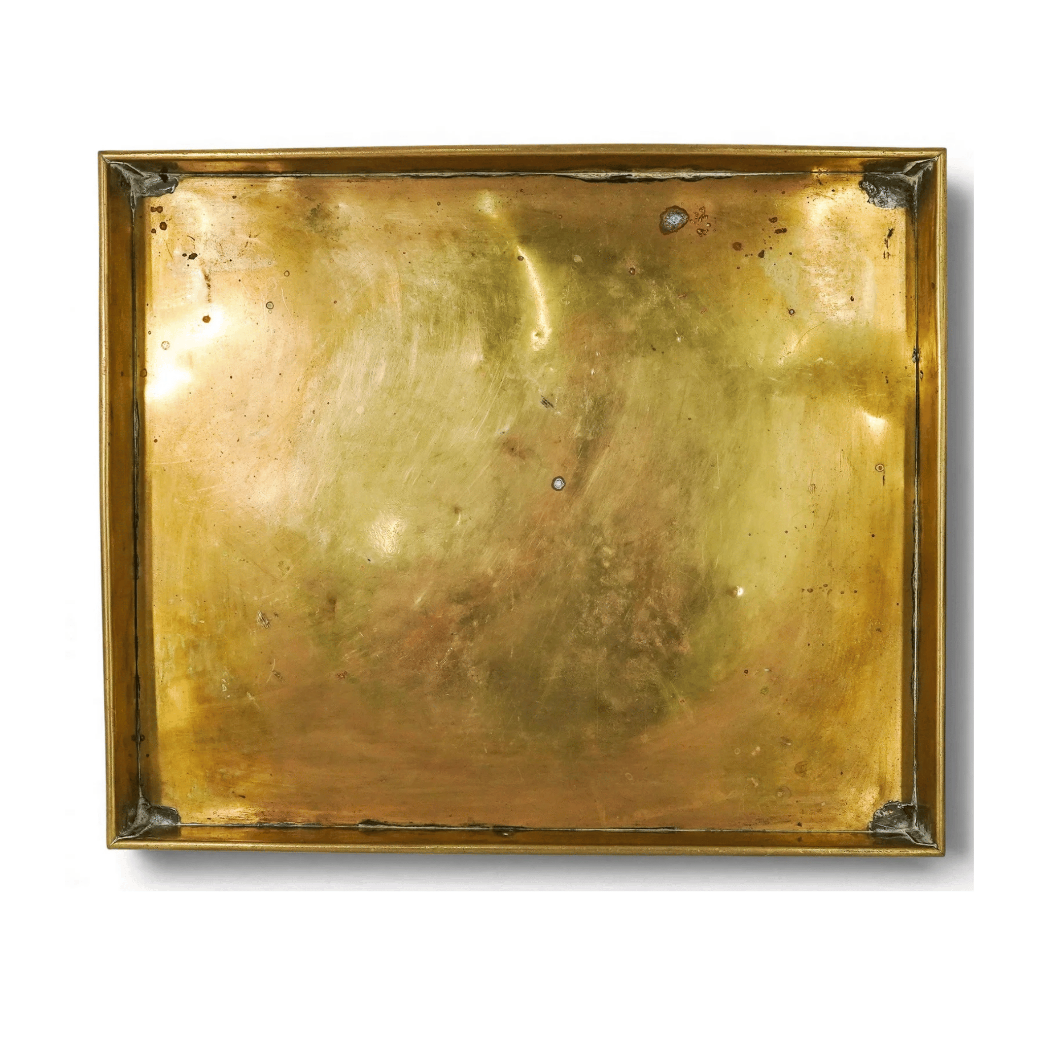 Mid-20th Century Italian Brass Serving Tray