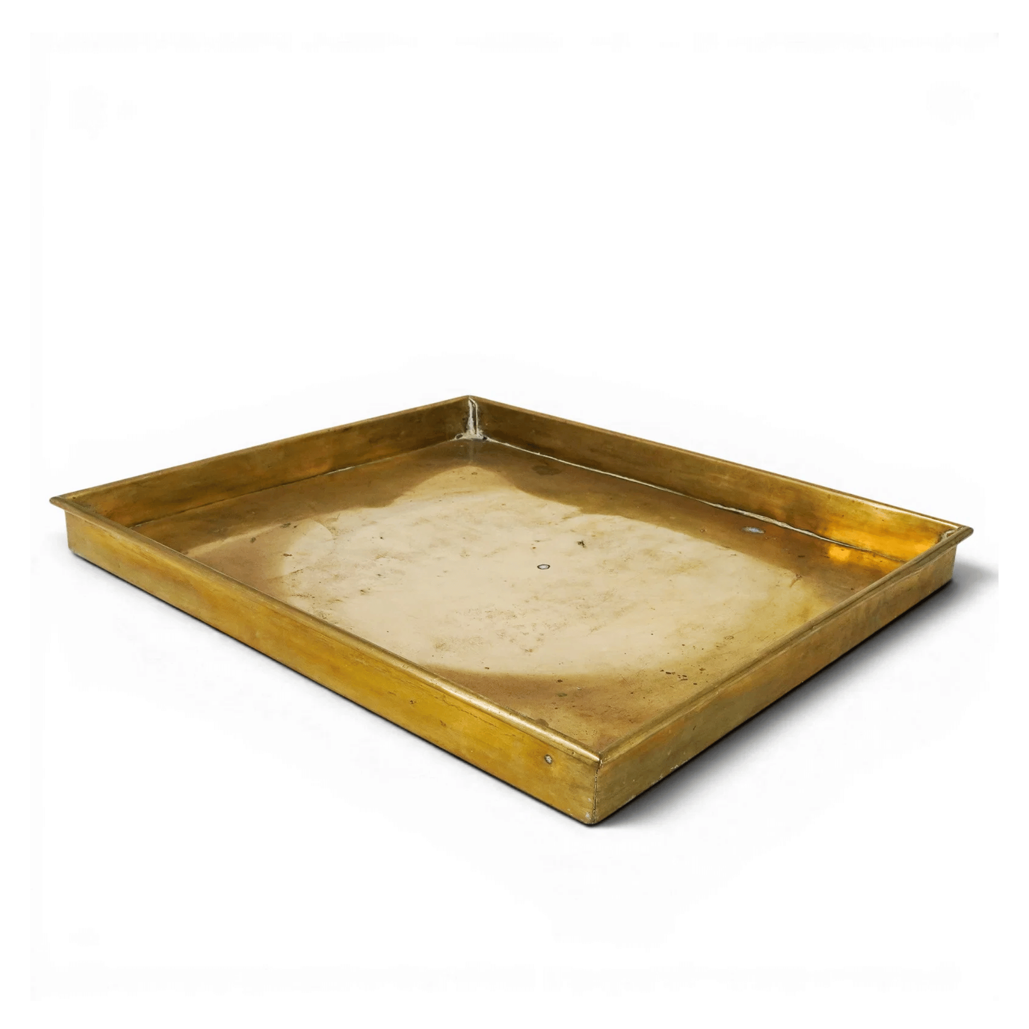 Mid-20th Century Italian Brass Serving Tray