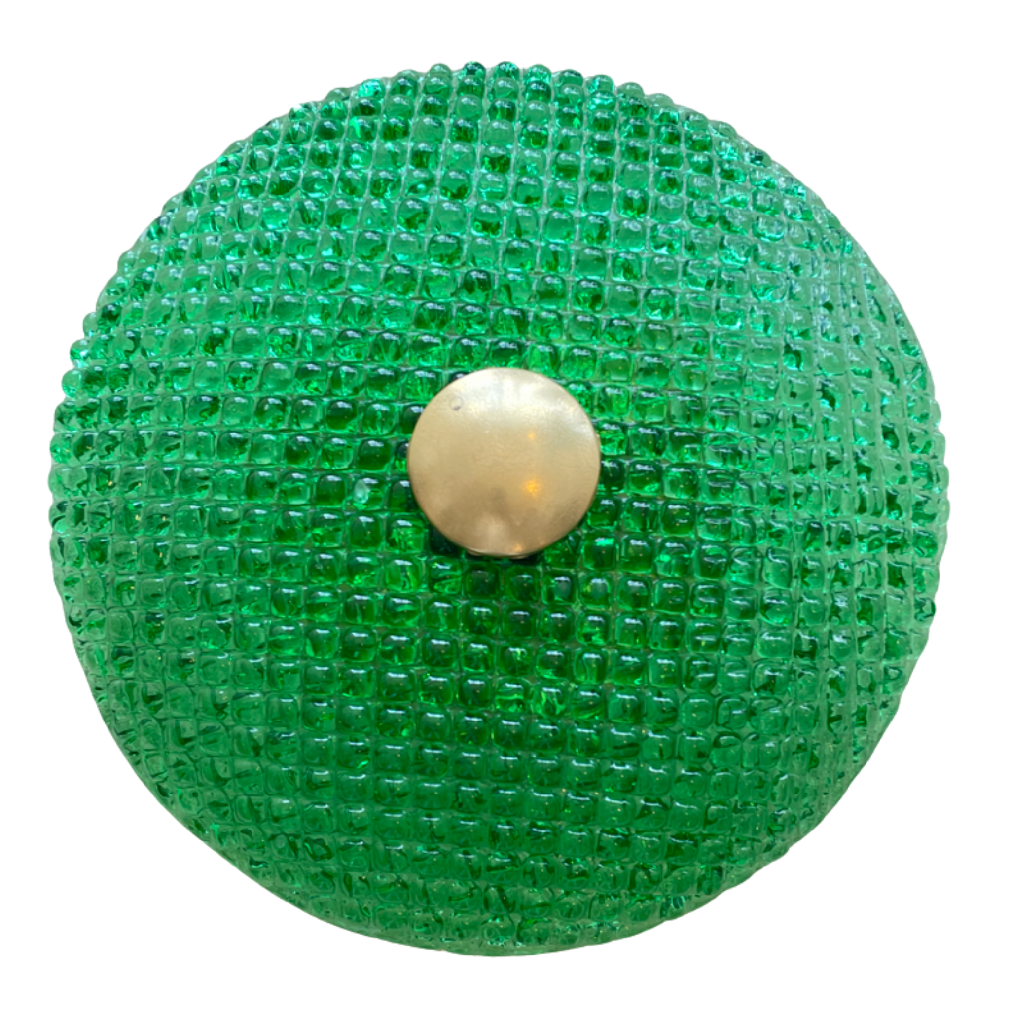 Emerald Green Murano Glass Light Fixture, Italy