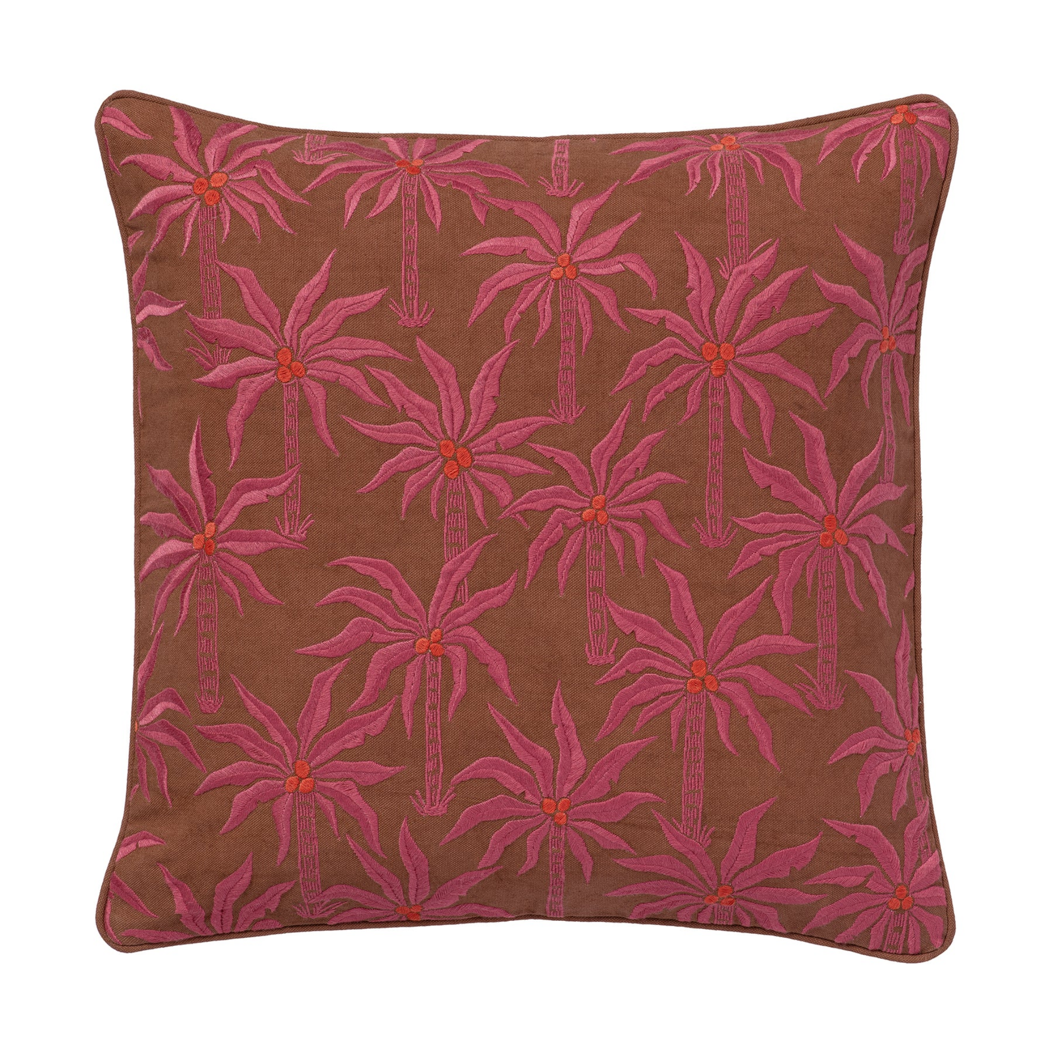 Pink Palms Cushion, 20" x 20" (Copy)