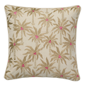 Platinum Palms Cushion, 20" x 20"