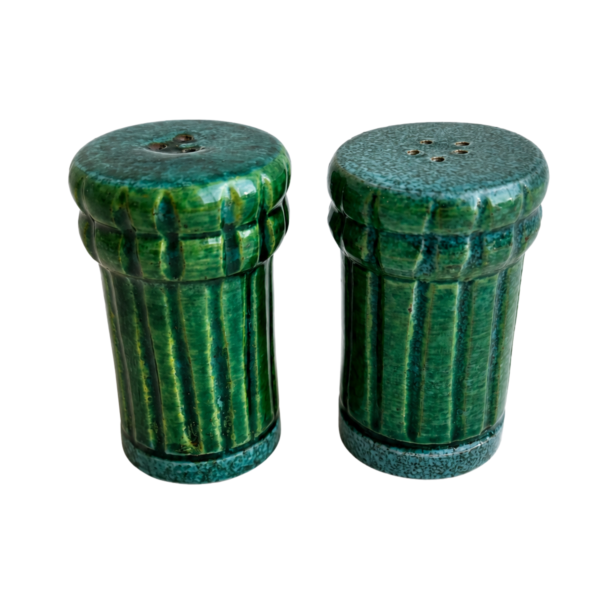 Pair of Vintage Bitossi Ceramic Salt & Pepper Shakers