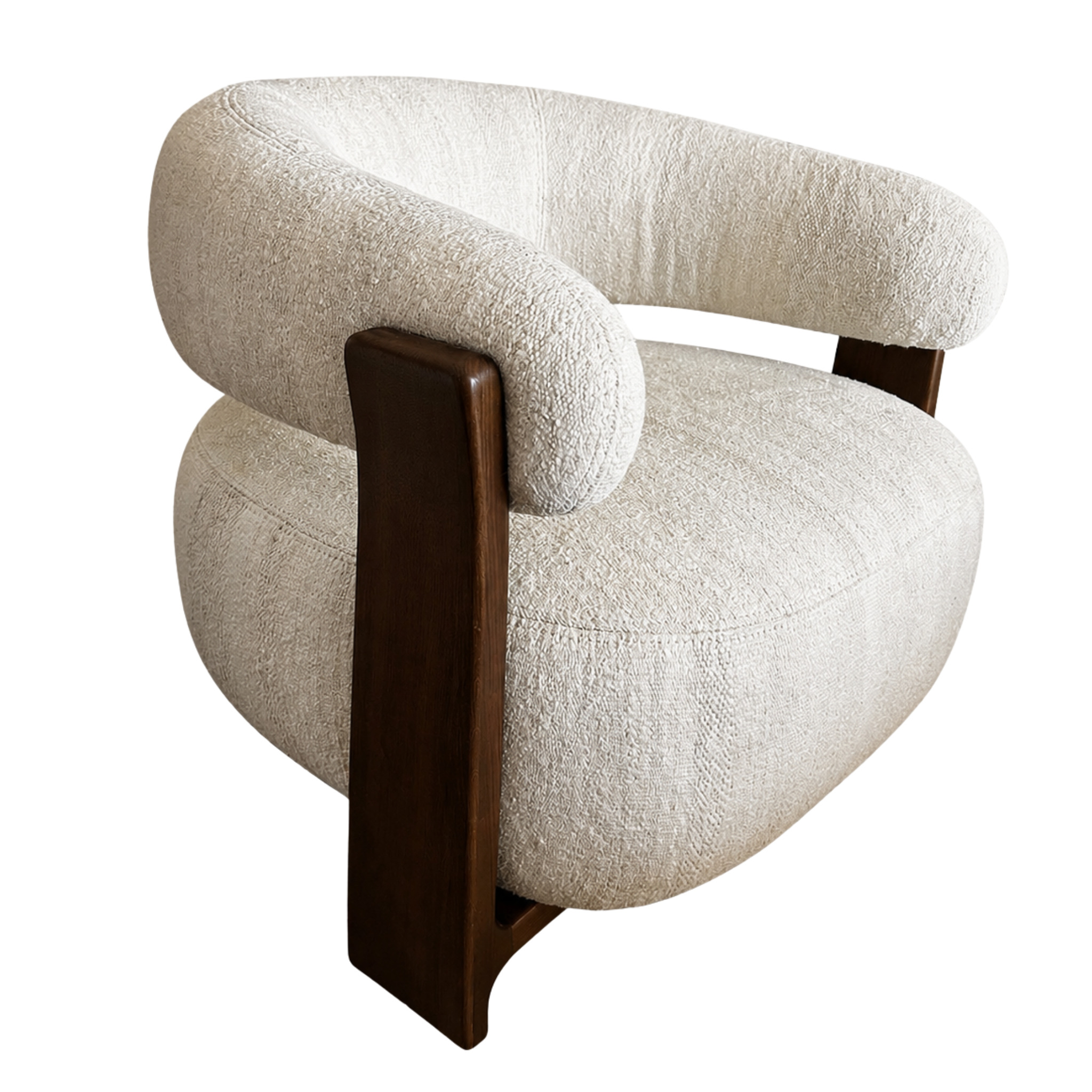 Handwoven Turkish Textile Barrel Chair