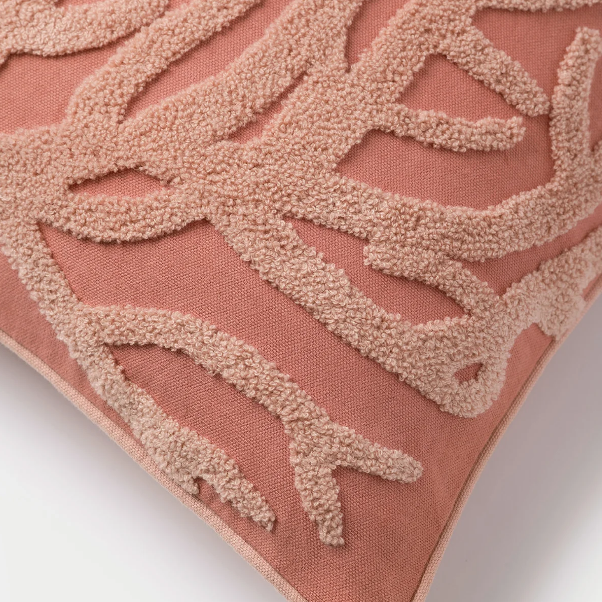 Pink Coral Cushion, 20" x 20"