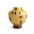 Vintage Italian Hand-Blown Tortoiseshell Glass Vase